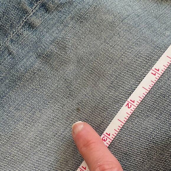 J. Crew Toothpick Jeans Mid to Low Rise, Medium Rinse/Wash, Distressed, 28 - Picture 15 of 16